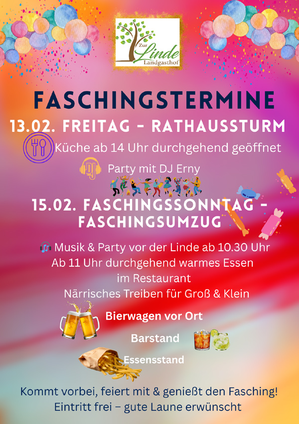 Zur Linde Fasching