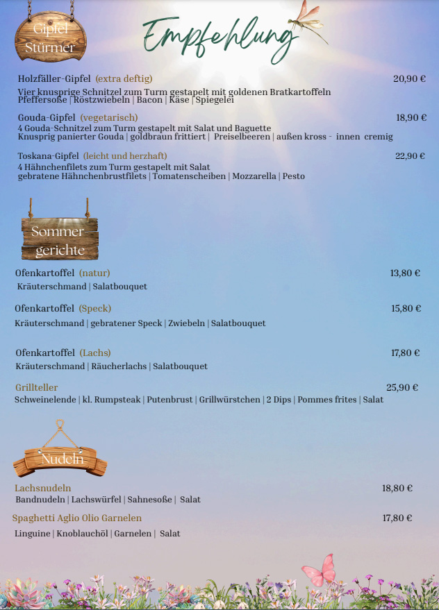 Speisekarte